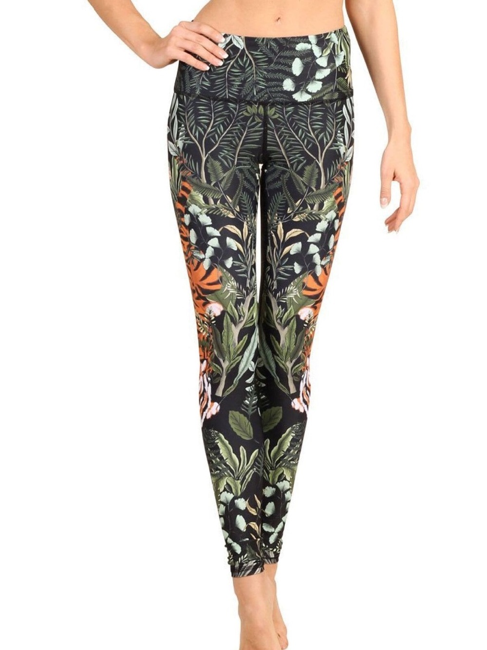 Yoga Democracy Rawr Talent tiger print leggings size m - Picture 4 of 9